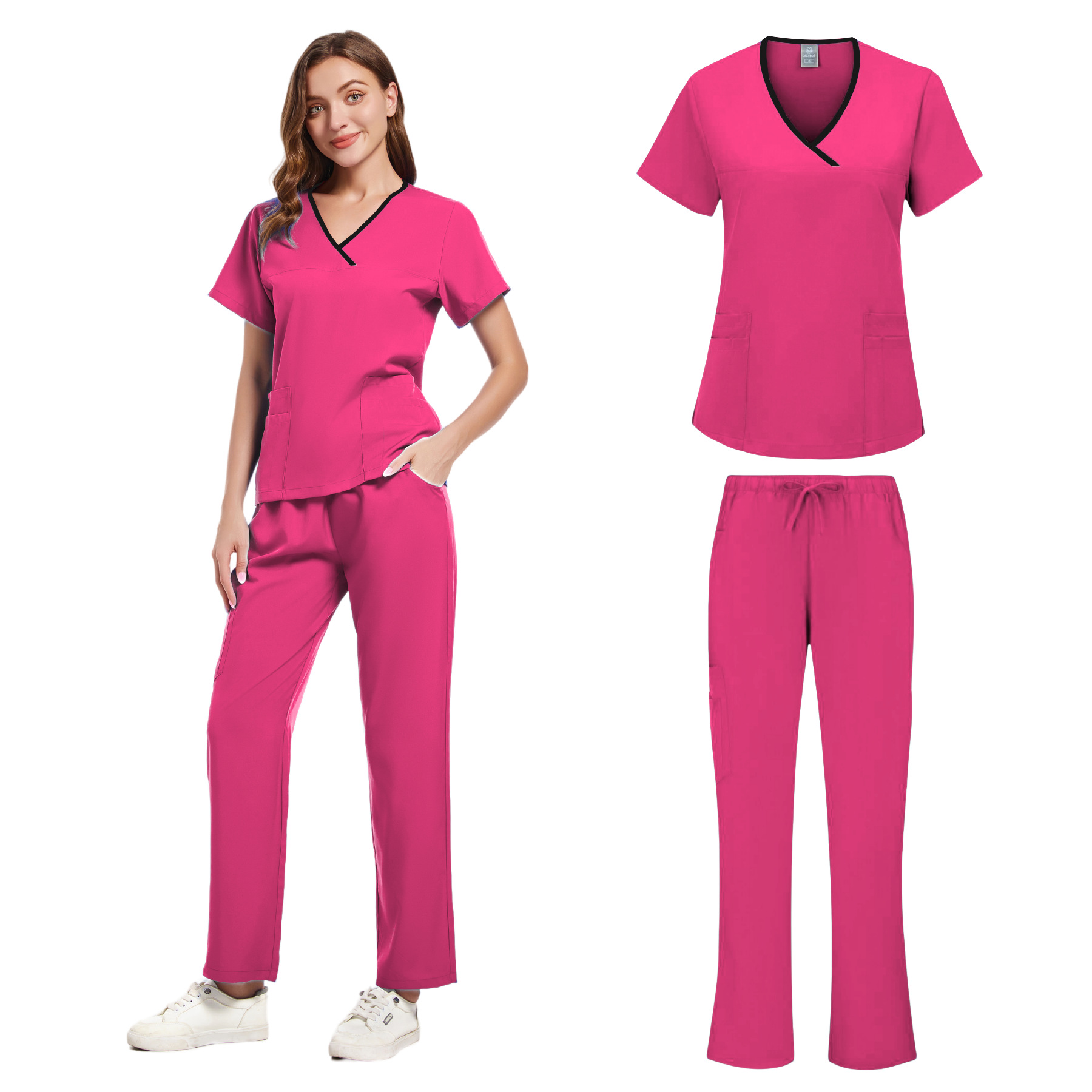 Medical Lab Hospital - Women Slim Fit Scrubs Sets Medical