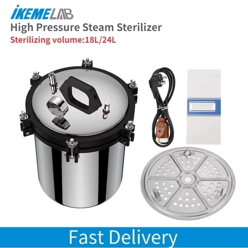 IKEME 18/24L Portable Autoclav - Medical Lab ulasan dan harga