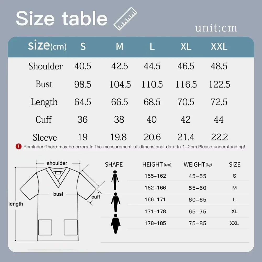 Women Short Sleeve V Neck Shir - Medical Lab Hospital ulasan dan harga