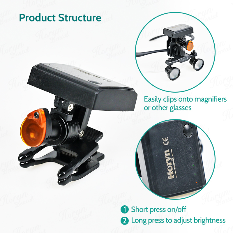 Dental 5W Wireless LED Headlig - Medical Lab ulasan dan harga