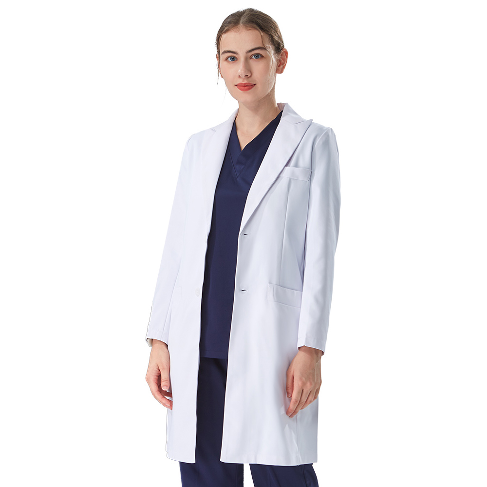 Thoughtful Lapel Collar White  - Medical Lab Hospital ulasan dan harga